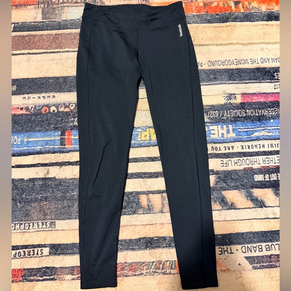 Reebok play warm Black Activewear Leggings medium
